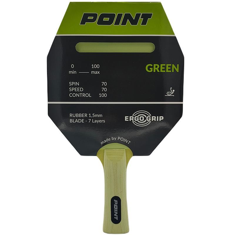 Point Blue table tennis racket