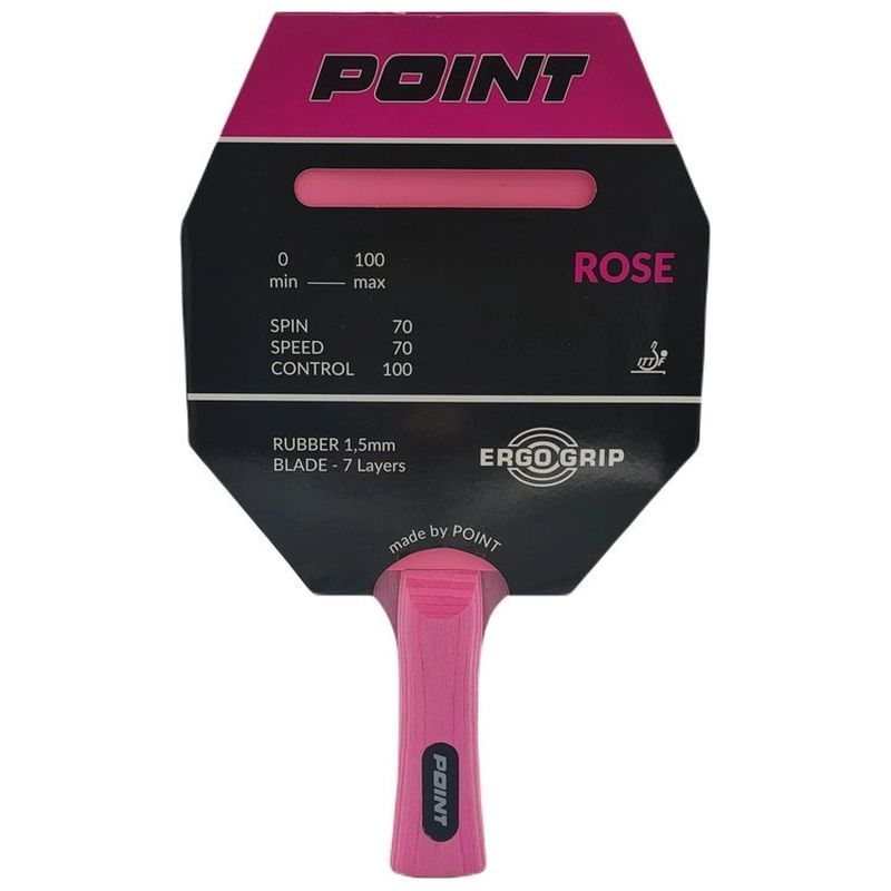 Point Blue table tennis racket