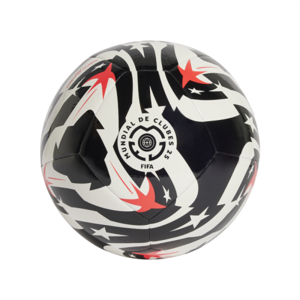 Adidas FCWC Club soccer ball, size 5, color white-black-red