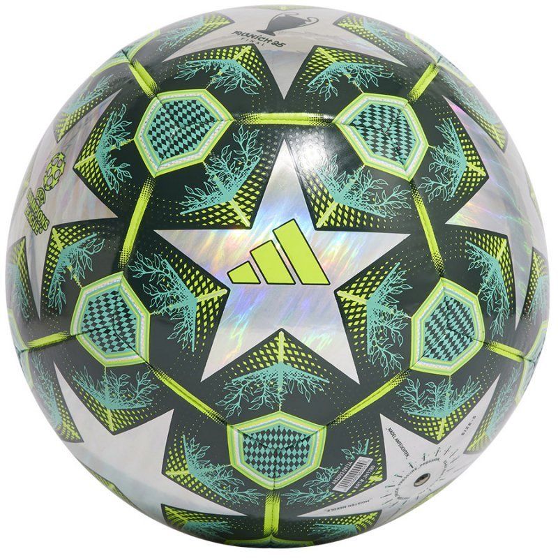 Adidas UCL Training Foil Football, size 5, silver-green color