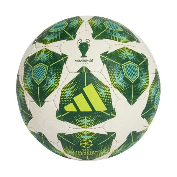 Adidas UCL Hard Ground soccer ball, size 5, color white and green
