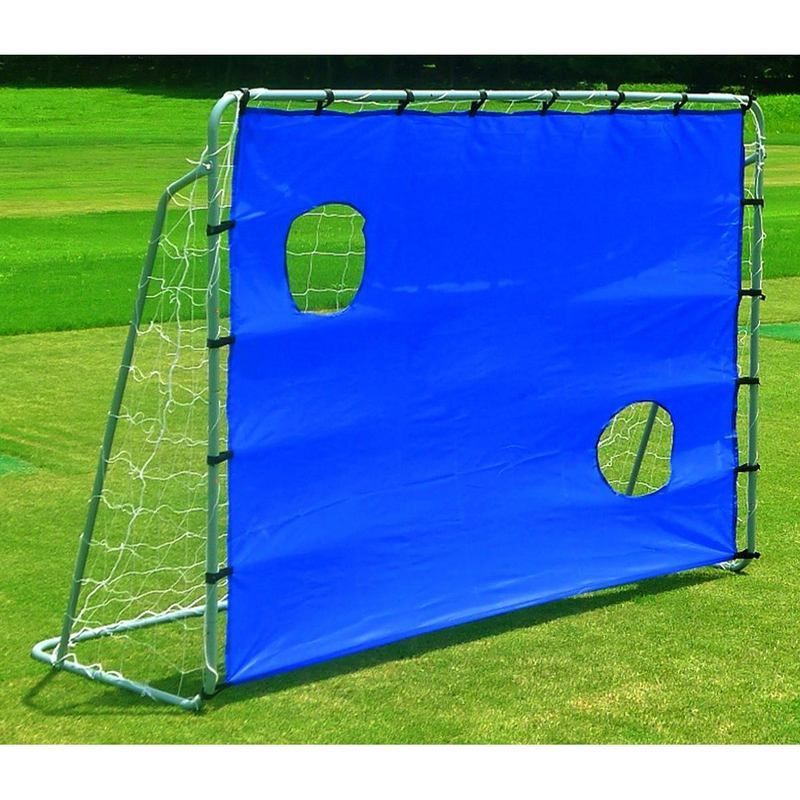 Enero soccer goal with net and shooting target, 215 x 150 x 76 cm