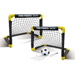 Set of folding goals with net Enero, 50 x 44 x 44 cm + ball and pump