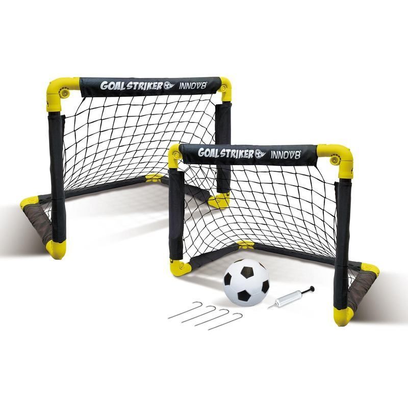Set of folding goals with net Enero, 50 x 44 x 44 cm + ball and pump