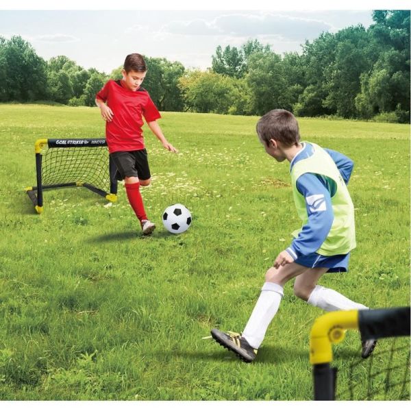 Set of folding goals with net Enero, 50 x 44 x 44 cm + ball and pump