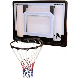 Hurricane basketball backboard with 38cm rim, 82 x 58 cm
