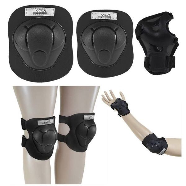 NILS EXTREME H210 set of protectors, black color