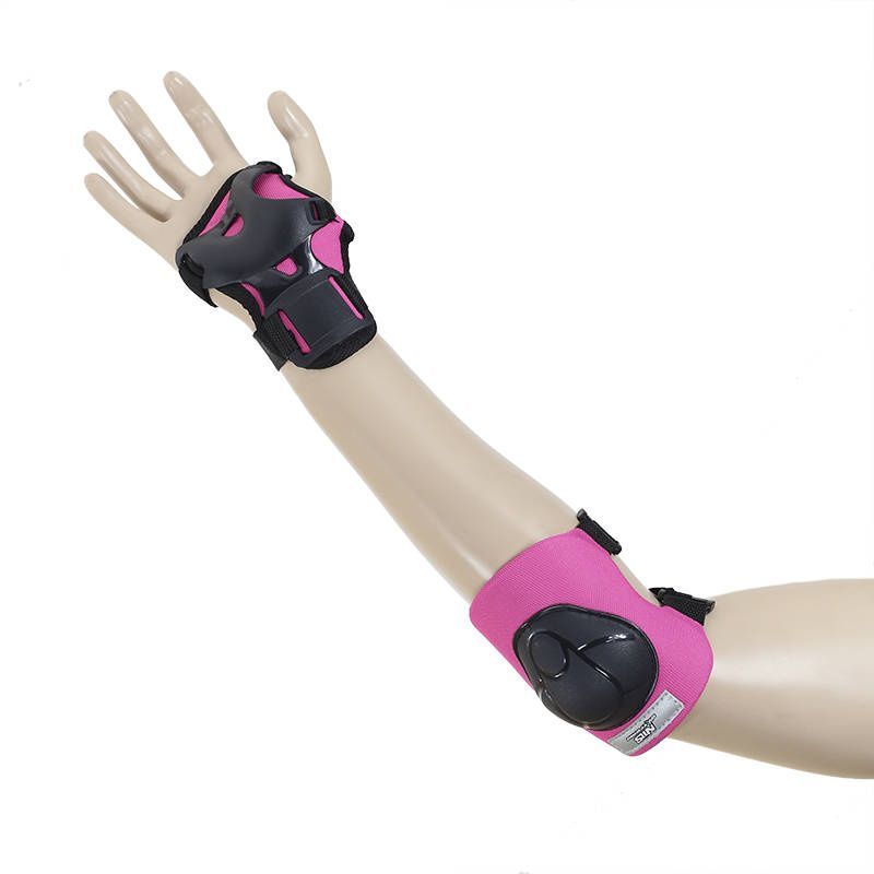 NILS EXTREME H210 set of protectors, black-pink color