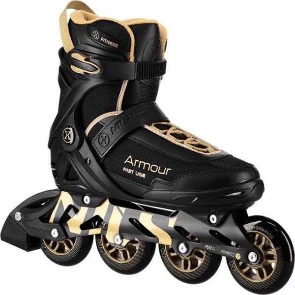 A-l skates, Nils Extreme Armour, NA22151, black-gold color