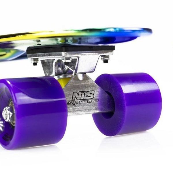 Nils Extreme pick-up skateboard, PNB01 Rainbow Electrostyle