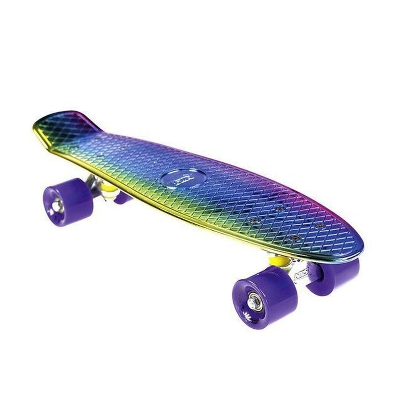 Nils Extreme pick-up skateboard, PNB01 Rainbow Electrostyle
