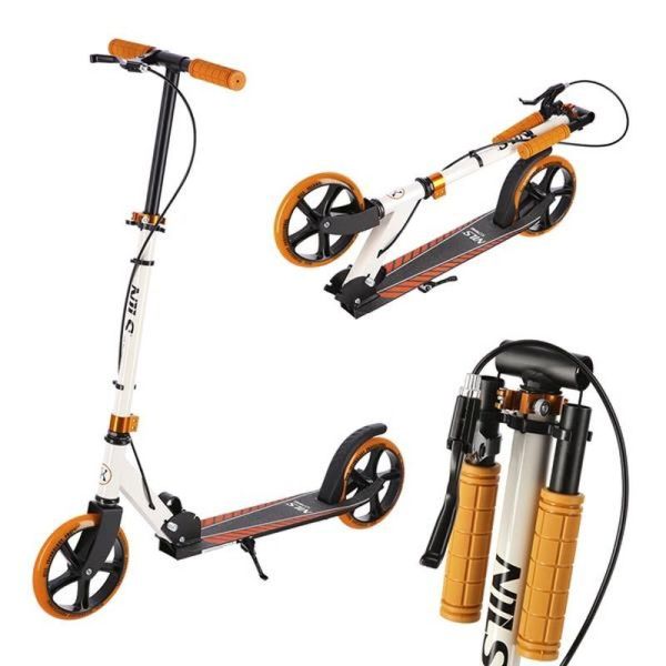 HM0107 scooter, NILS EXTREME, white-black-orange color
