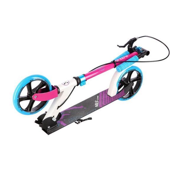 HM0107 scooter, NILS EXTREME, white-pink color