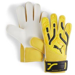 Puma Ultra Play RC goalkeeper gloves, yellow and black color