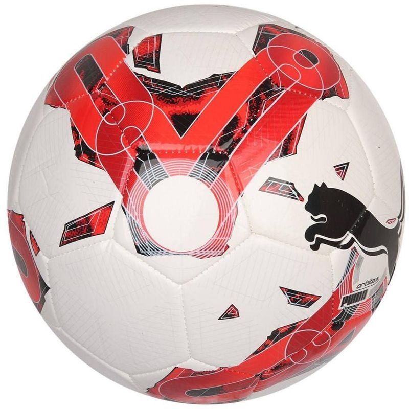 Puma Orbit6 soccer ball, size 4, red and white color
