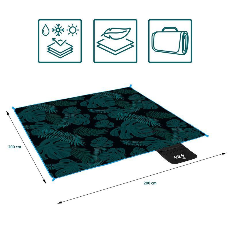 NILS picnic blanket NC2222, 200 x 200 cm