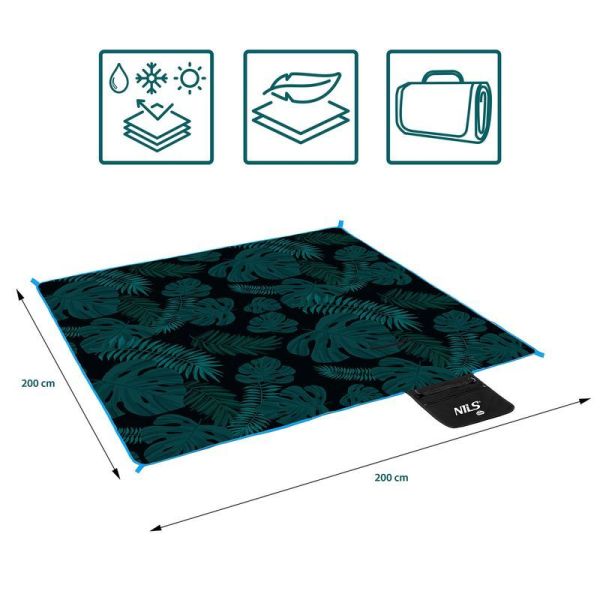 NILS picnic blanket NC2222, 200 x 200 cm