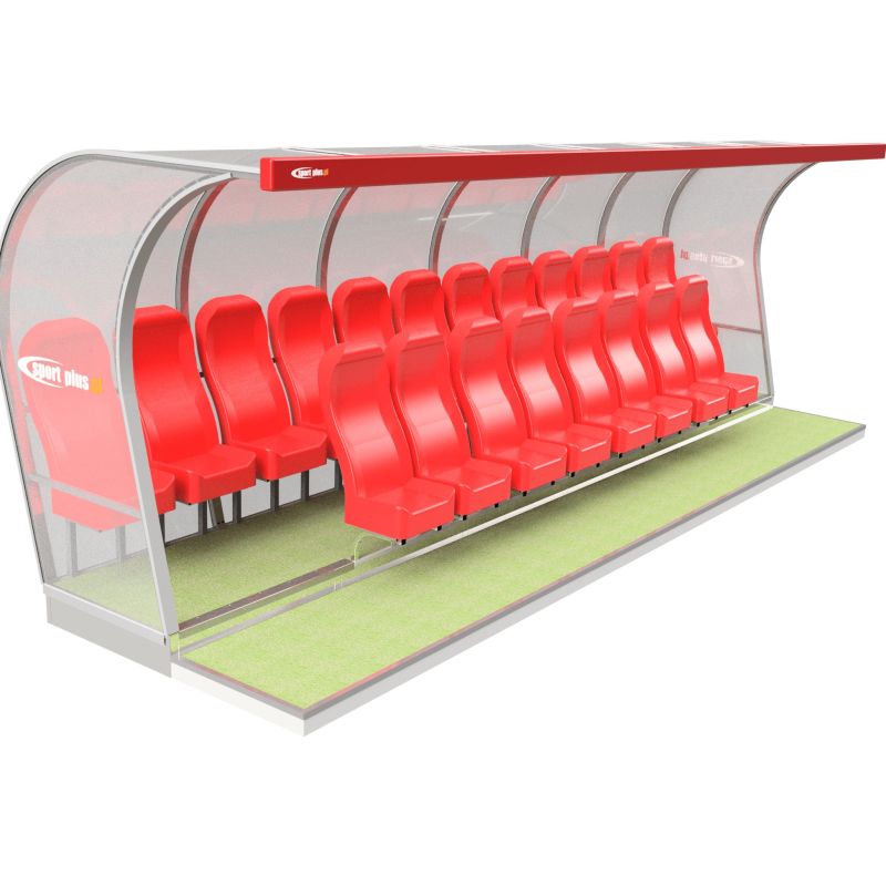 Two-row cabin for reserve players