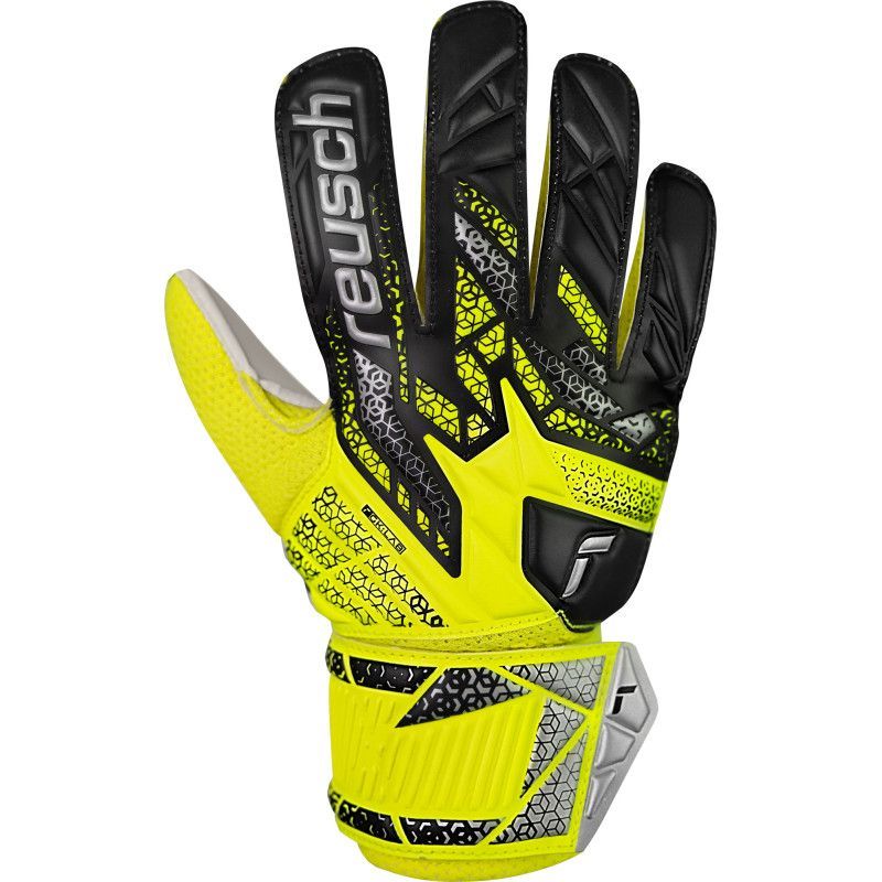 Reusch Attrakt Solid Junior goalkeeper gloves, selective-black color