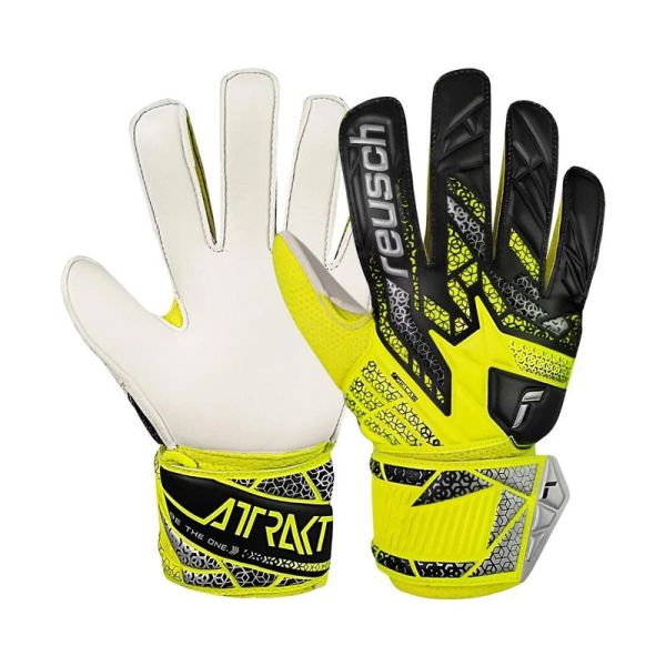 Reusch Attrakt Solid Junior goalkeeper gloves, selective-black color