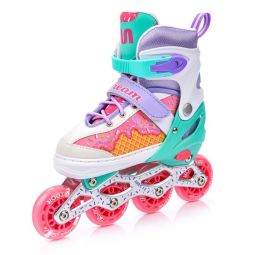 Meteor Cream roller skates, 4 in 1