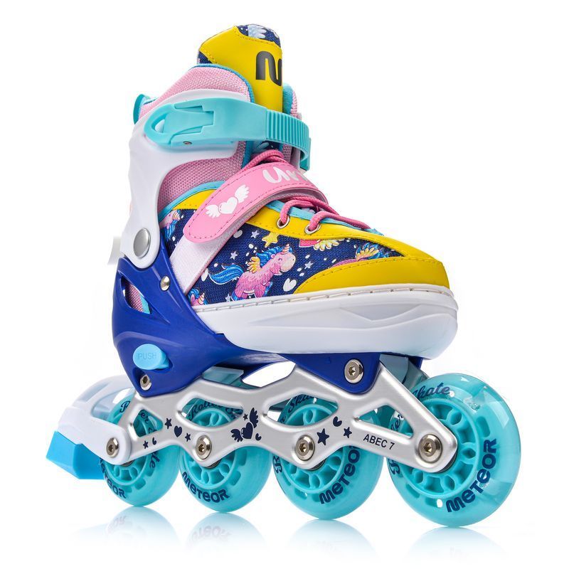 Meteor Unicorn roller skates, 4 in 1