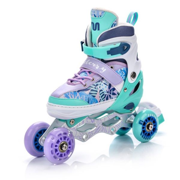 Meteor Blueberry roller skates, 4 in 1
