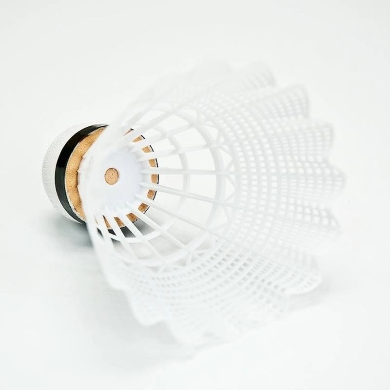 Allright badminton aileron, nylon, white color