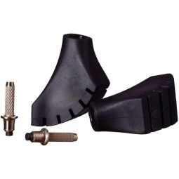 Zestaw końcówek i grotów do kijków nordic walking