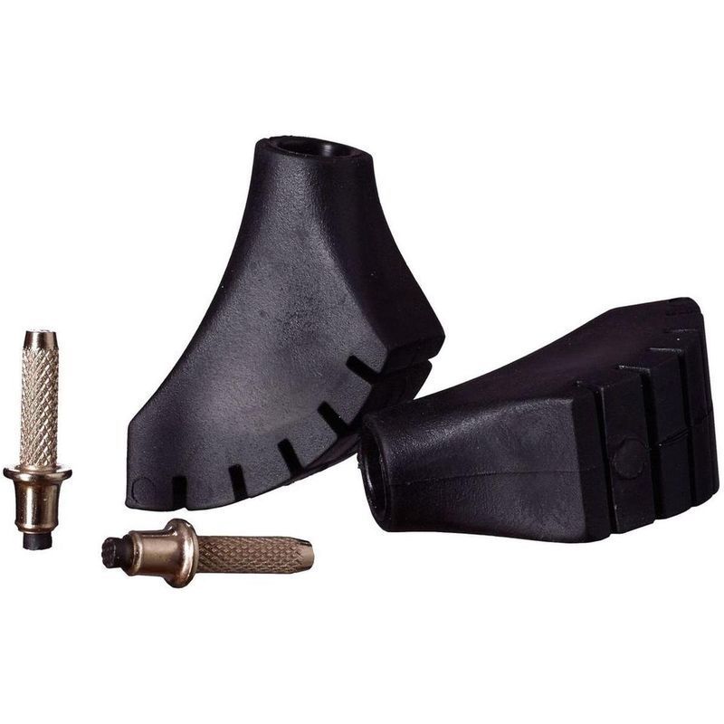 Set of tips and spearheads for Nordic walking poles