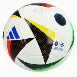 Piłka nożna Adidas Ekstraklasa Training, romziar 5, kolor biało-czarno-czerwono-zielony