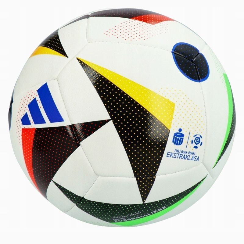 Adidas Ekstraklasa Training soccer, romziar 5, color white-black-red-green