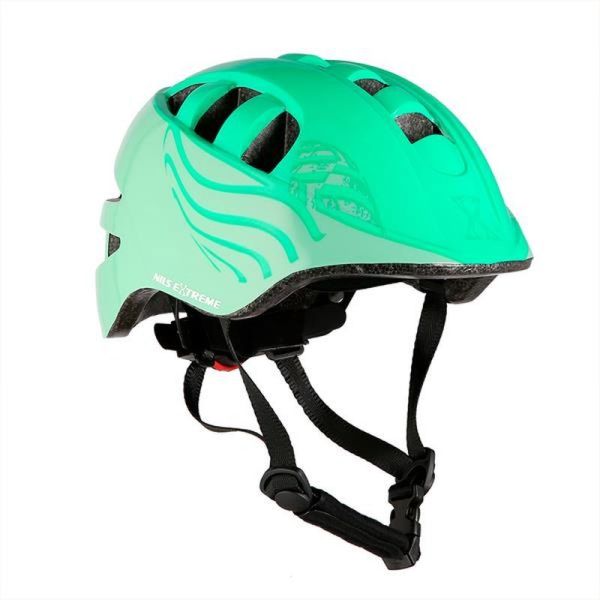 Nils Extreme helmet, MTW08, green color