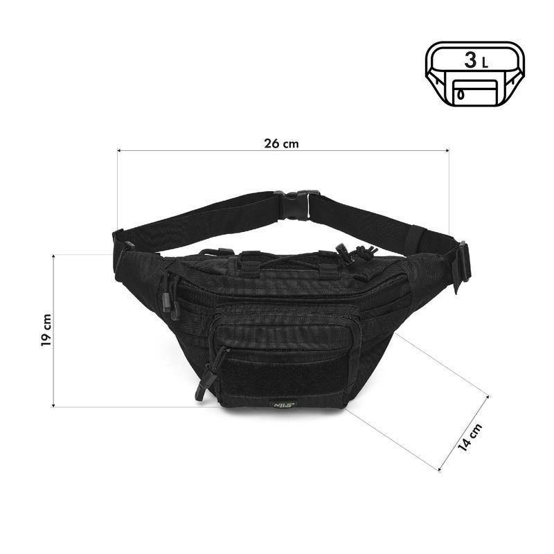 Nils NC3906 sachet, black color