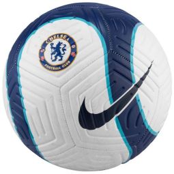 Nike Chelsea FC Strike soccer ball, size 5, color white-green-blue-black