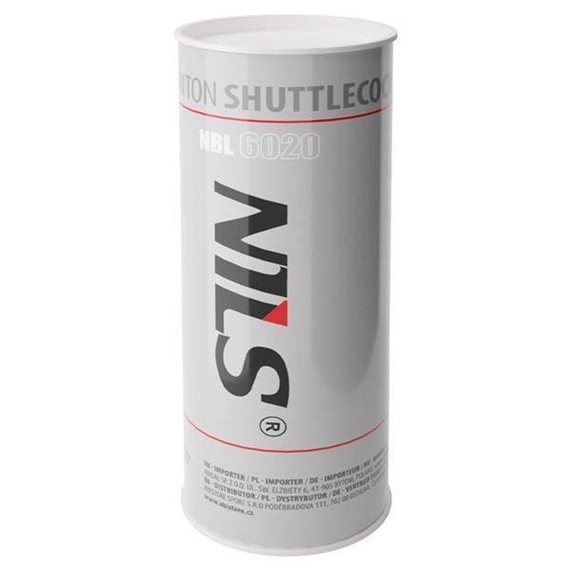 NILS NBL6020 badminton aileron, nylon white