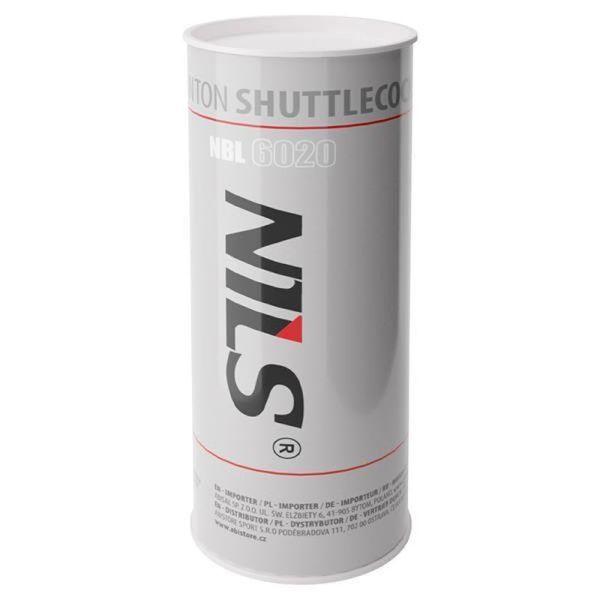 NILS NBL6020 badminton aileron, nylon white