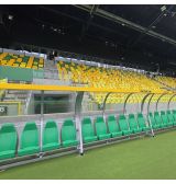 Cover for the front profile of the cabin canopy, made of polyurethane foam