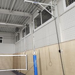 Folding wall bracket for fixing gymnastic wheels together