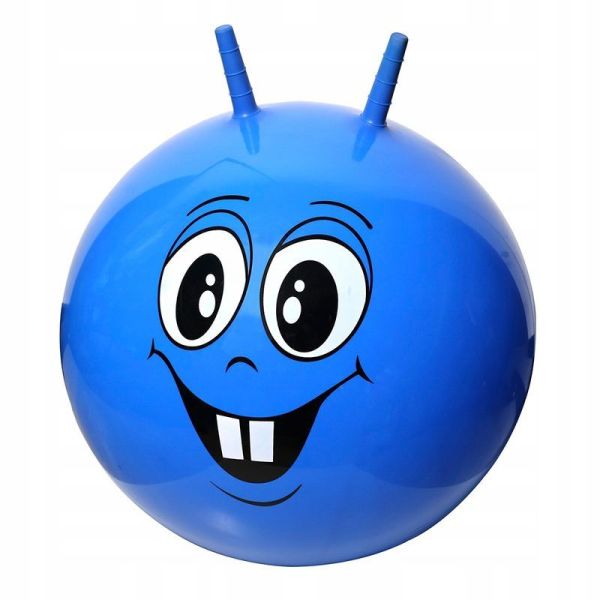 Jumping ball 45 cm, blue color