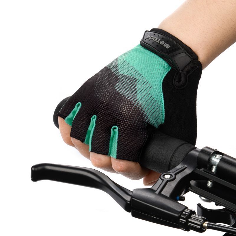 Meteor MX22 cycling gloves, mint color