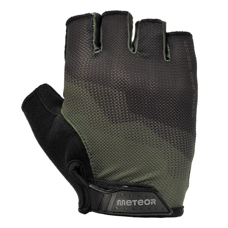 Meteor MX21 cycling gloves dark green color