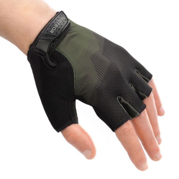 Meteor MX21 cycling gloves dark green color