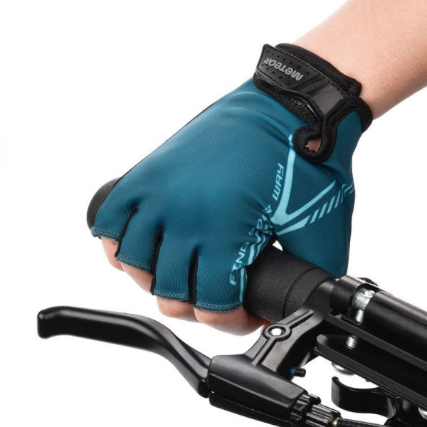 Meteor MX11 cycling gloves, dark blue color