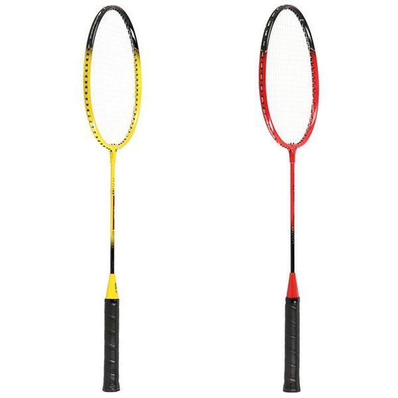 NILS NRZ264 badminton set (4 rackets+3 darts+posts + net)