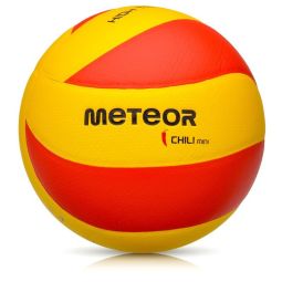 Meteorr Chili PU volleyball, size 4, yellow-red color