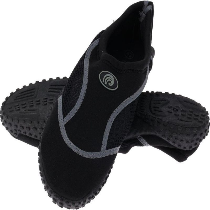 Men's water shoes, black-gray color