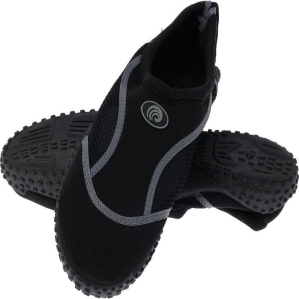 Men's water shoes, black-gray color