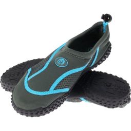 Women's water shoes, grey-blue color