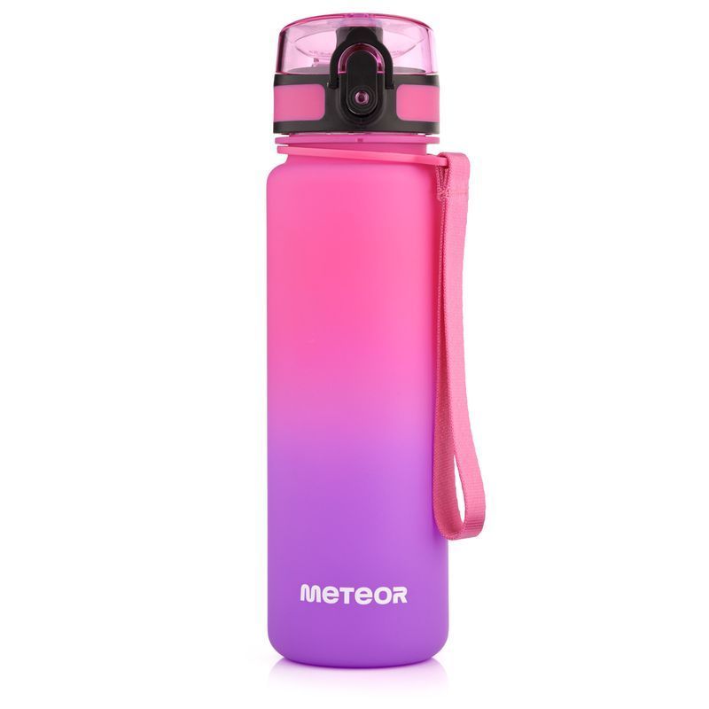 Meteor sports bottle 500 ml pink/purple